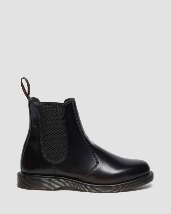 FLORA Smooth Leather Chelsea Boots