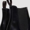 FLORA Smooth Leather Chelsea Boots