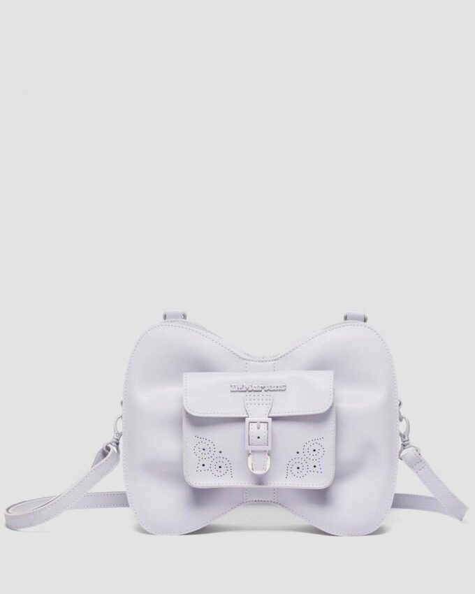 Frosted Lavendar Bow Bag Kiev Leather Bag