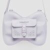 Frosted Lavendar Bow Bag Kiev Leather Bag