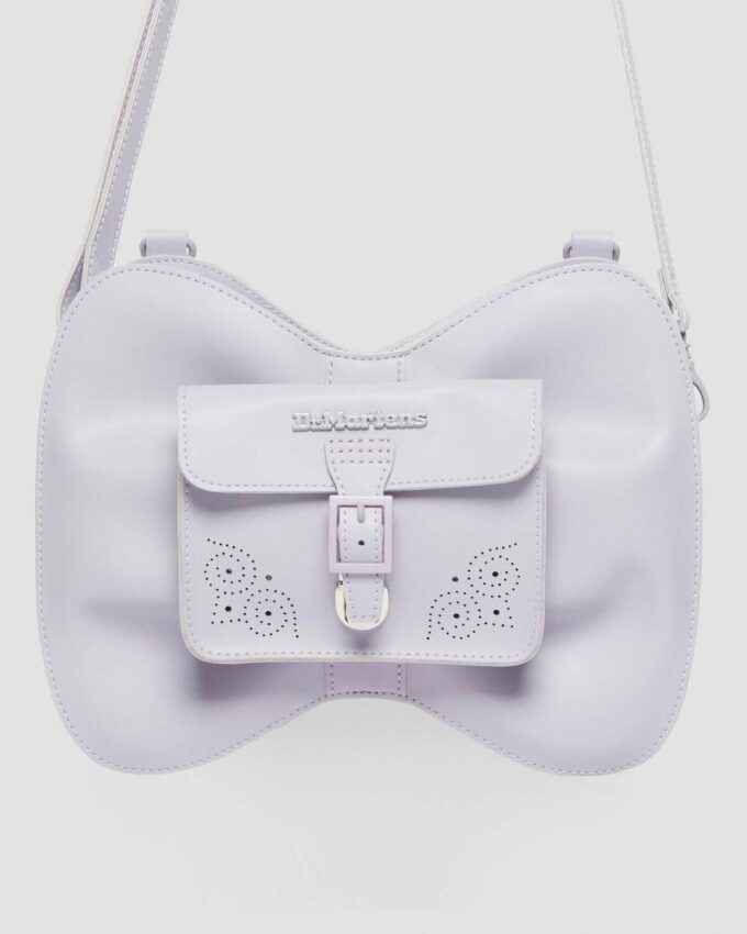 Frosted Lavendar Bow Bag Kiev Leather Bag
