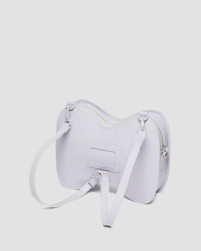 Frosted Lavendar Bow Bag Kiev Leather Bag