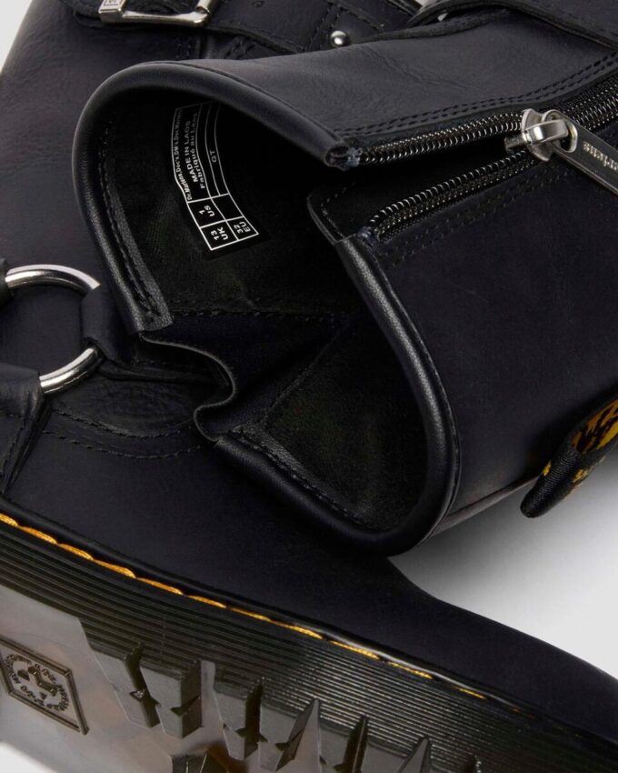 Genaya Junior Kids Leather Biker Boots