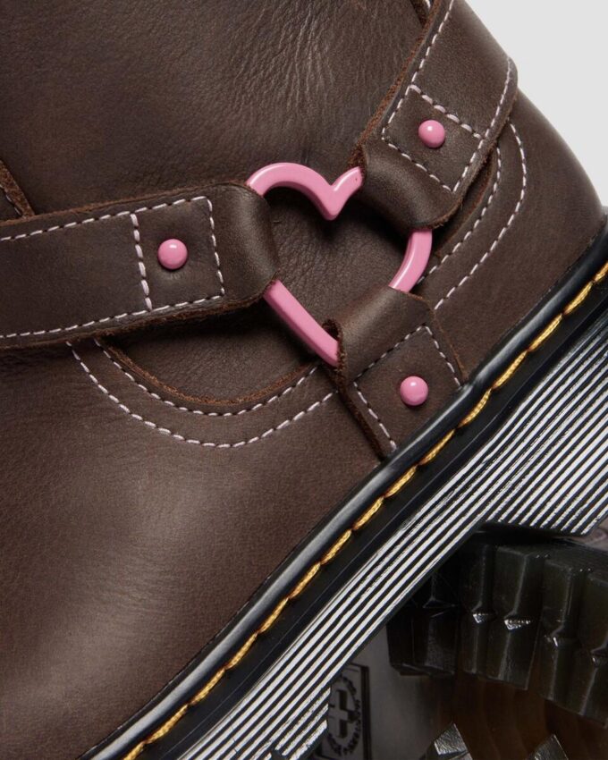 Genaya Junior Kids Leather Biker Boots
