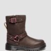Genaya Junior Kids Leather Biker Boots