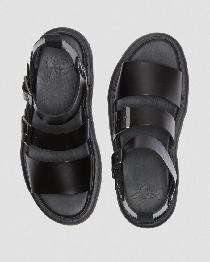 GRYPHON Brando Leather Gladiator Sandals