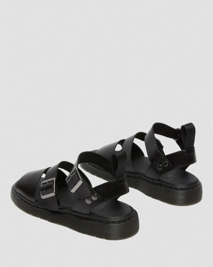 GRYPHON Brando Leather Gladiator Sandals