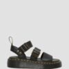 Gryphon Pisa Leather Platform Sandals