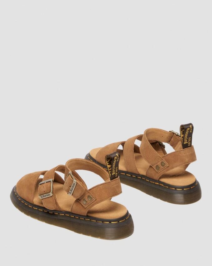 Gryphon Tumbled Nubuck sandals