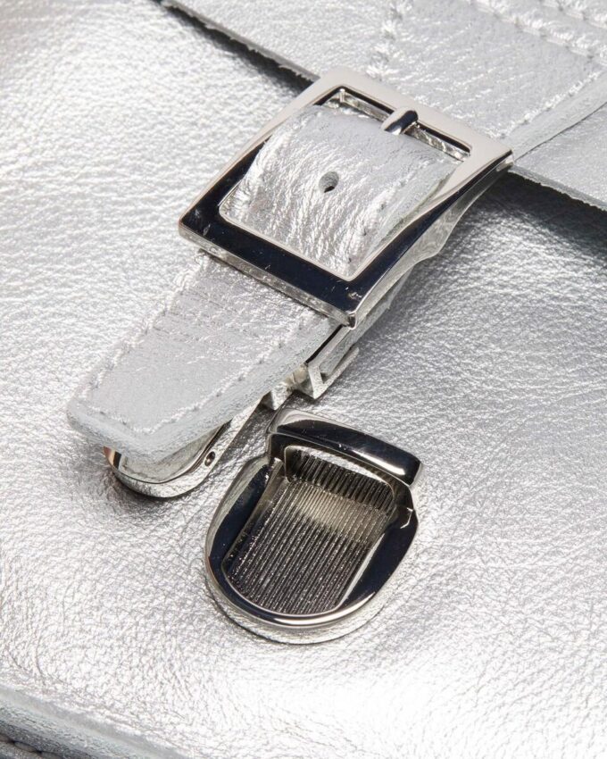 HEART BACKPACK Milled Metallic Backpack