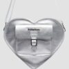 HEART BACKPACK Milled Metallic Backpack