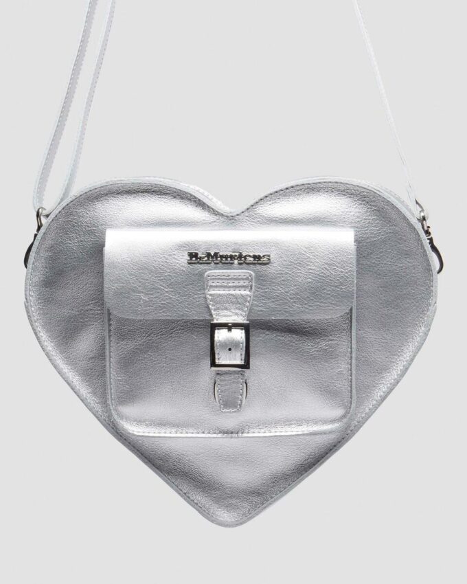 HEART BACKPACK Milled Metallic Backpack