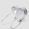 HEART BACKPACK Milled Metallic Backpack