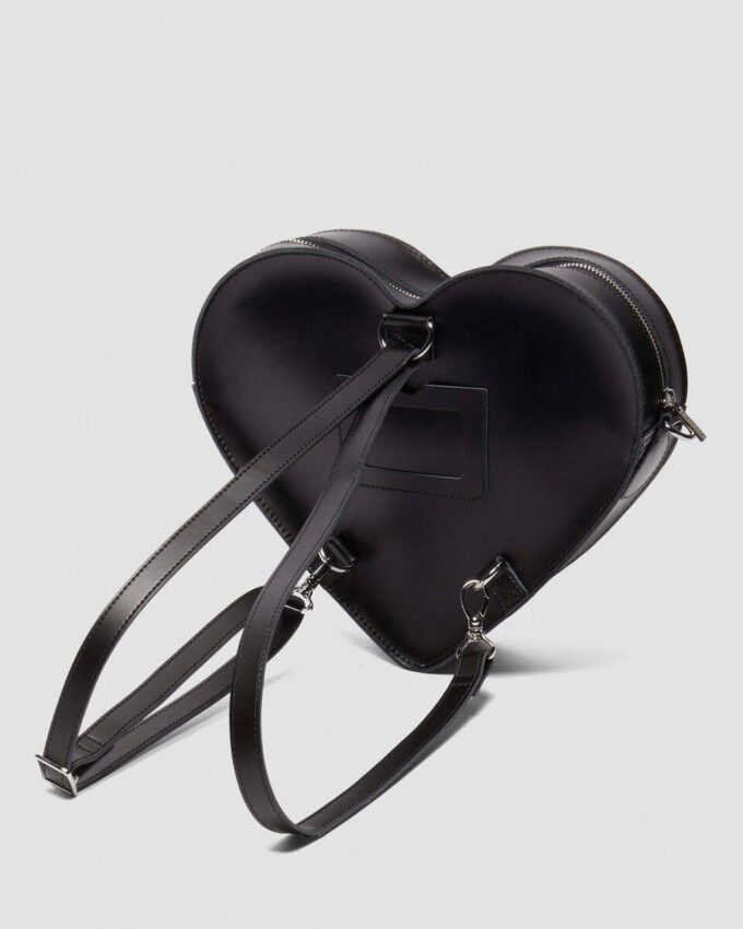 Heart Bag Leopard Kiev Leather Backpack