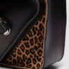 Heart Bag Leopard Kiev Leather Backpack