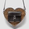 Heart Bag Leopard Kiev Leather Backpack