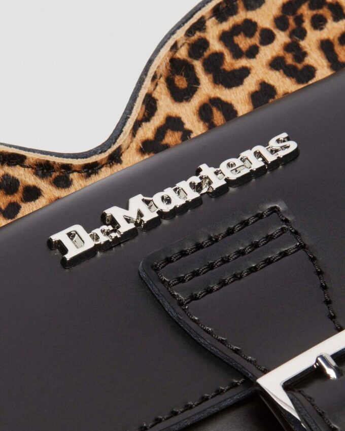 Heart Bag Leopard Kiev Leather Backpack