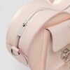 Heart Bag Metallic Shift Leather Backpack