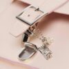 Heart Bag Metallic Shift Leather Backpack