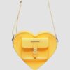 Heart Shaped Hardware Kiev Leather Bag