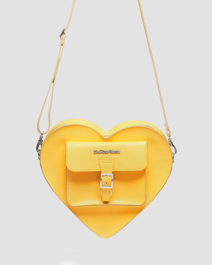 Heart Shaped Hardware Kiev Leather Bag