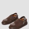 Isham Suede and Jacquard Mules