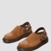 Isham Suede and Jacquard Mules