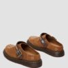Isham Suede and Jacquard Mules