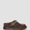 Isham Suede and Jacquard Mules