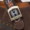 Isham Suede and Jacquard Mules