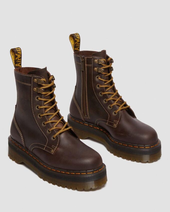 JADON ARC Crazy Horse Platform Boots