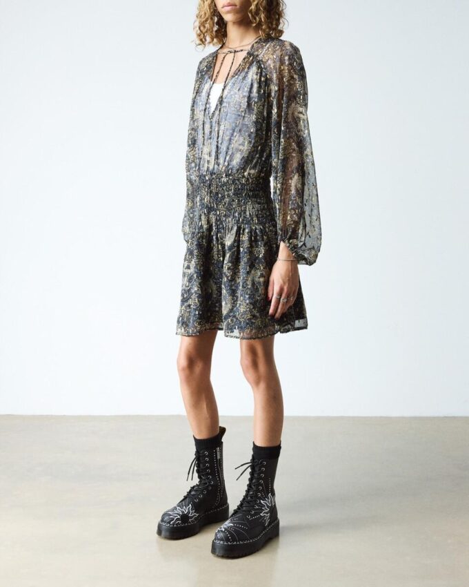 JADON HI SOLAR FLARE Reclaimed Leather Platform Boots