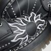 JADON HI SOLAR FLARE Reclaimed Leather Platform Boots