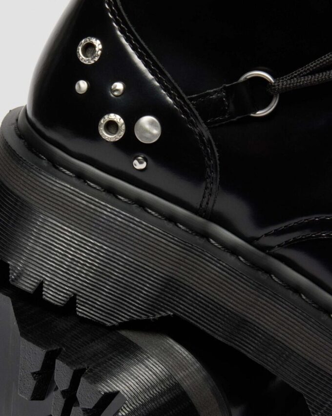 JADON HI Studded Buttero Leather Platform Boots