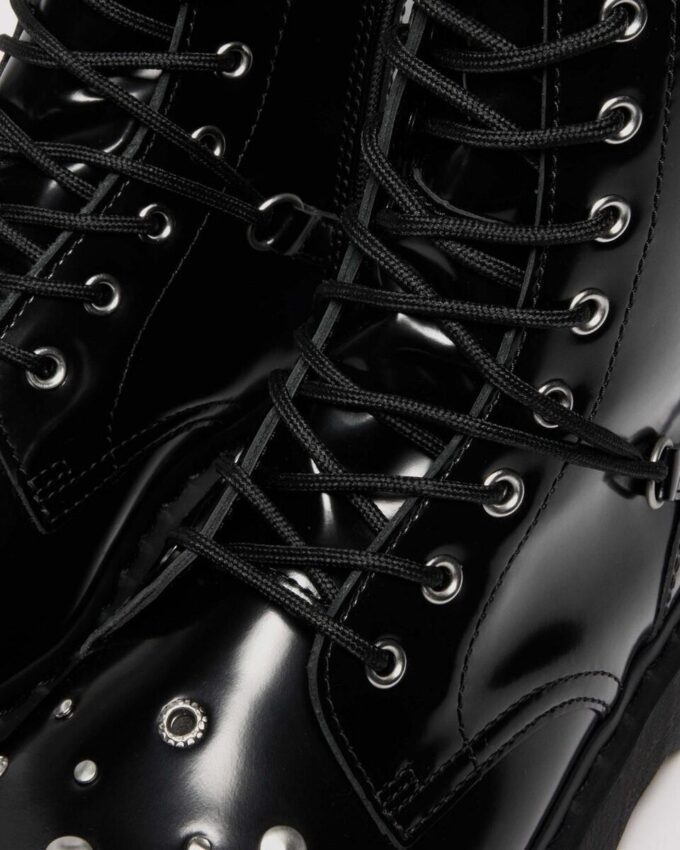 JADON HI Studded Buttero Leather Platform Boots