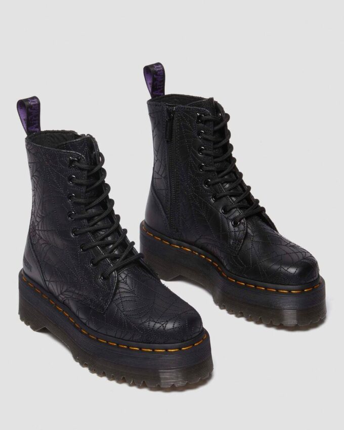 Jadon Wednesday Leather Platform Boots