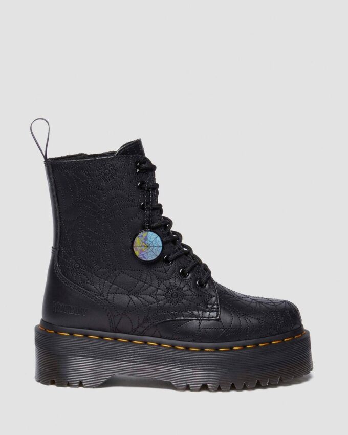 Jadon Wednesday Leather Platform Boots