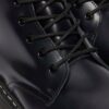 Jadon White Stitch Smooth Leather Platform Boots
