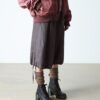 Jesy Sendal Leather Lace Up Flared Heel Boots