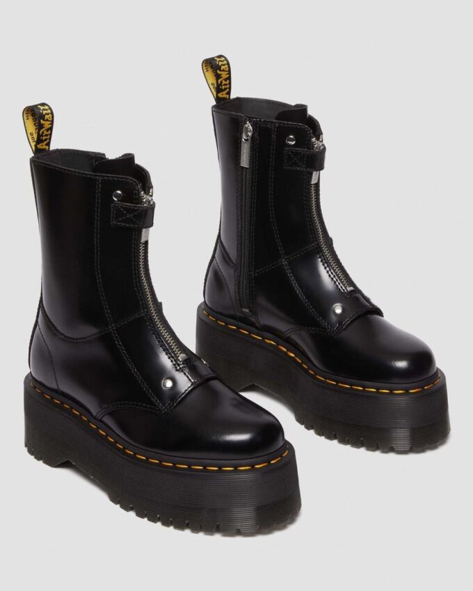 Jetta Hi Max Leather Platform Boots