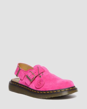 Jorge Made in England Suede Slingback Mules
