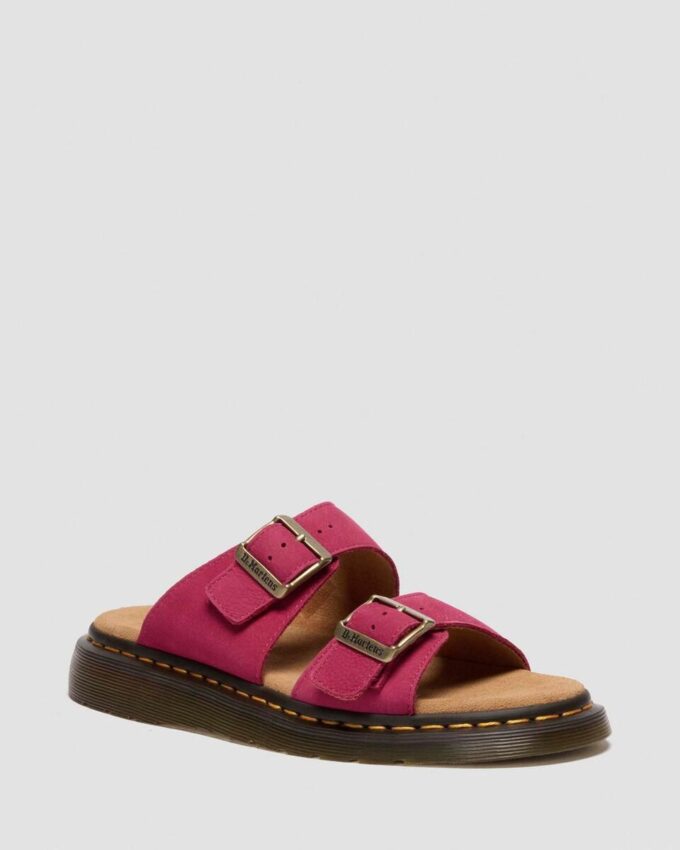 JOSEF Nubuck Leather Slide Sandals JOSEF Nubuck Leather Slide Sandals