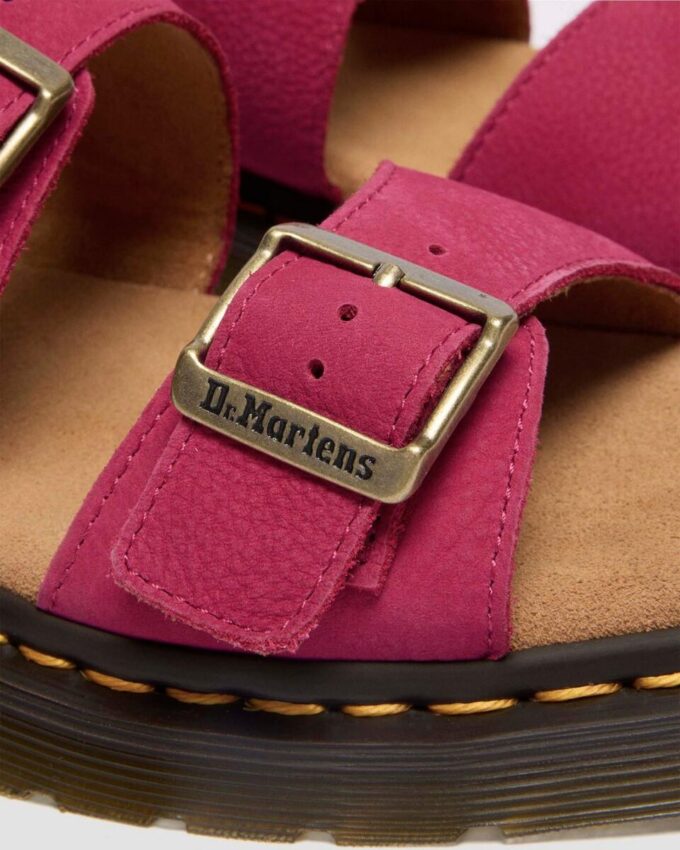 JOSEF Nubuck Leather Slide Sandals JOSEF Nubuck Leather Slide Sandals