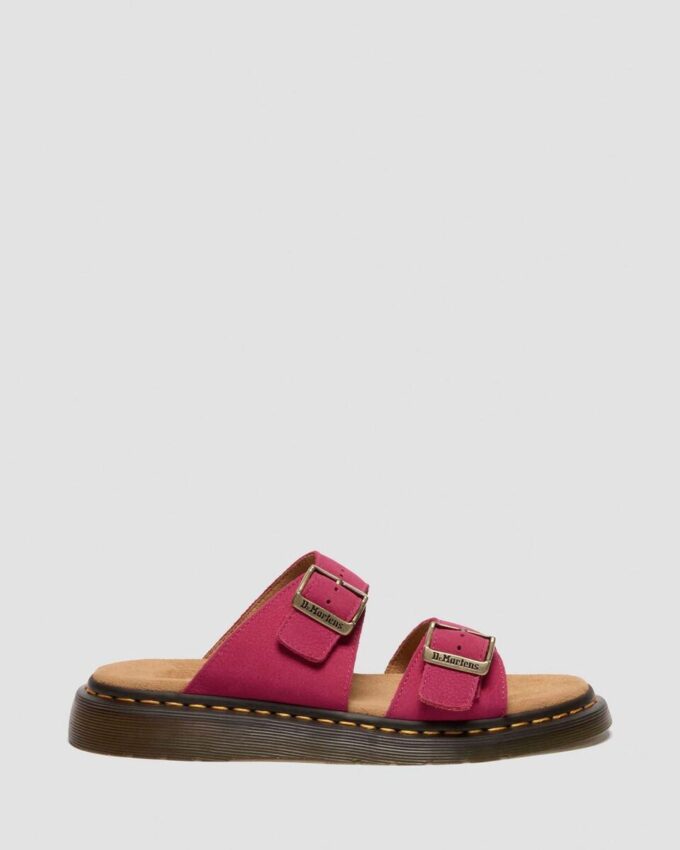JOSEF Nubuck Leather Slide Sandals JOSEF Nubuck Leather Slide Sandals