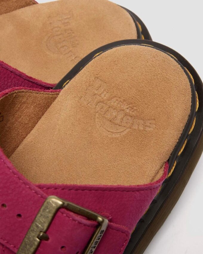 JOSEF Nubuck Leather Slide Sandals JOSEF Nubuck Leather Slide Sandals