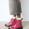 JUNIOR 1460 GLITTER PATENT LEATHER BOOTS