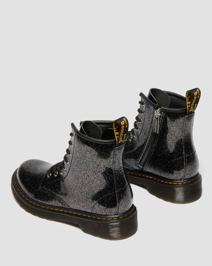 JUNIOR 1460 GLITTER PATENT LEATHER BOOTS