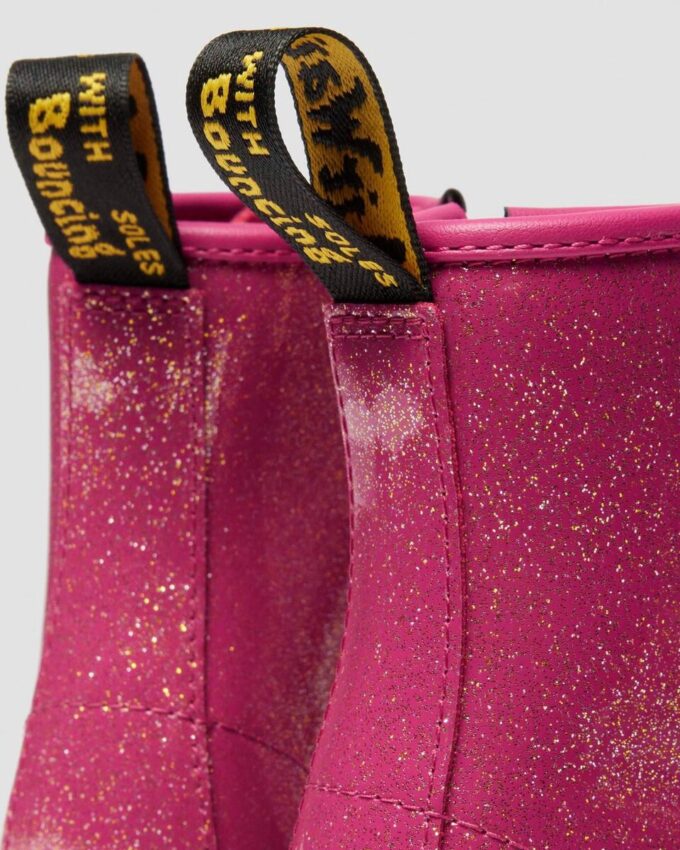 JUNIOR 1460 GLITTER PATENT LEATHER BOOTS
