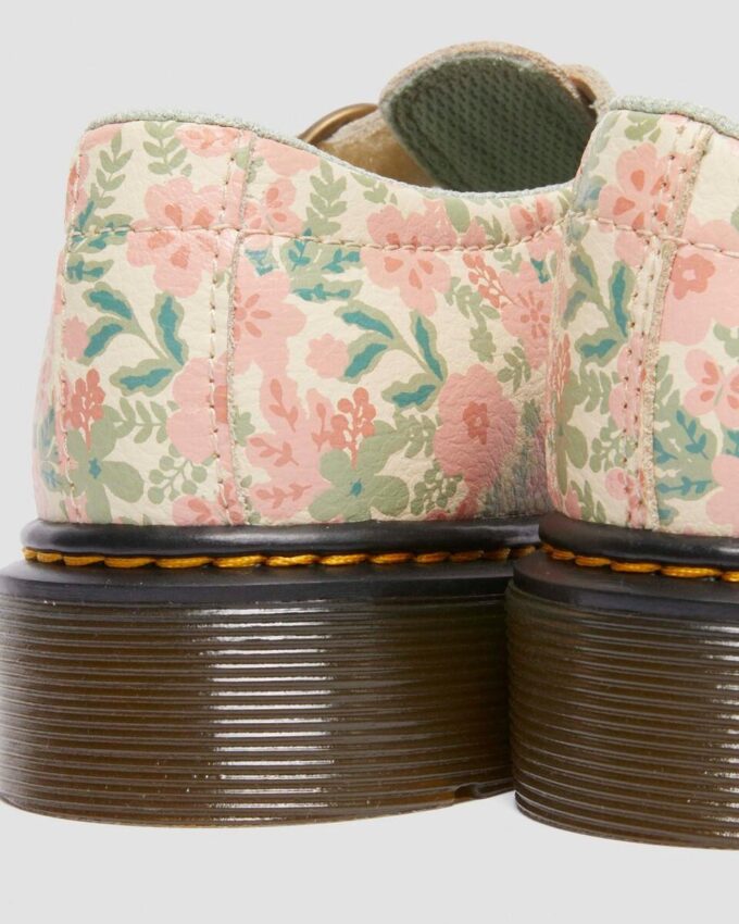 Junior 8053 Floral Leather Mary Jane Shoes