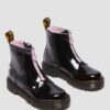 Junior Heart Nappa Patent Leather Pull-on Boots